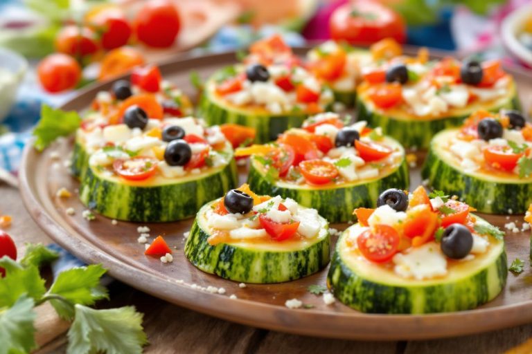 Que faire avec une grosse courgette ? Cette recette de mini pizzas est parfaite.jpg